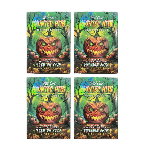 BREAK#276 FRIDAY 2025 Wild Card Haunted Hits – Multi-Sport Premium Auto Edition Hobby (x4) Pick Your Team (BPBS) RIP ON FILL