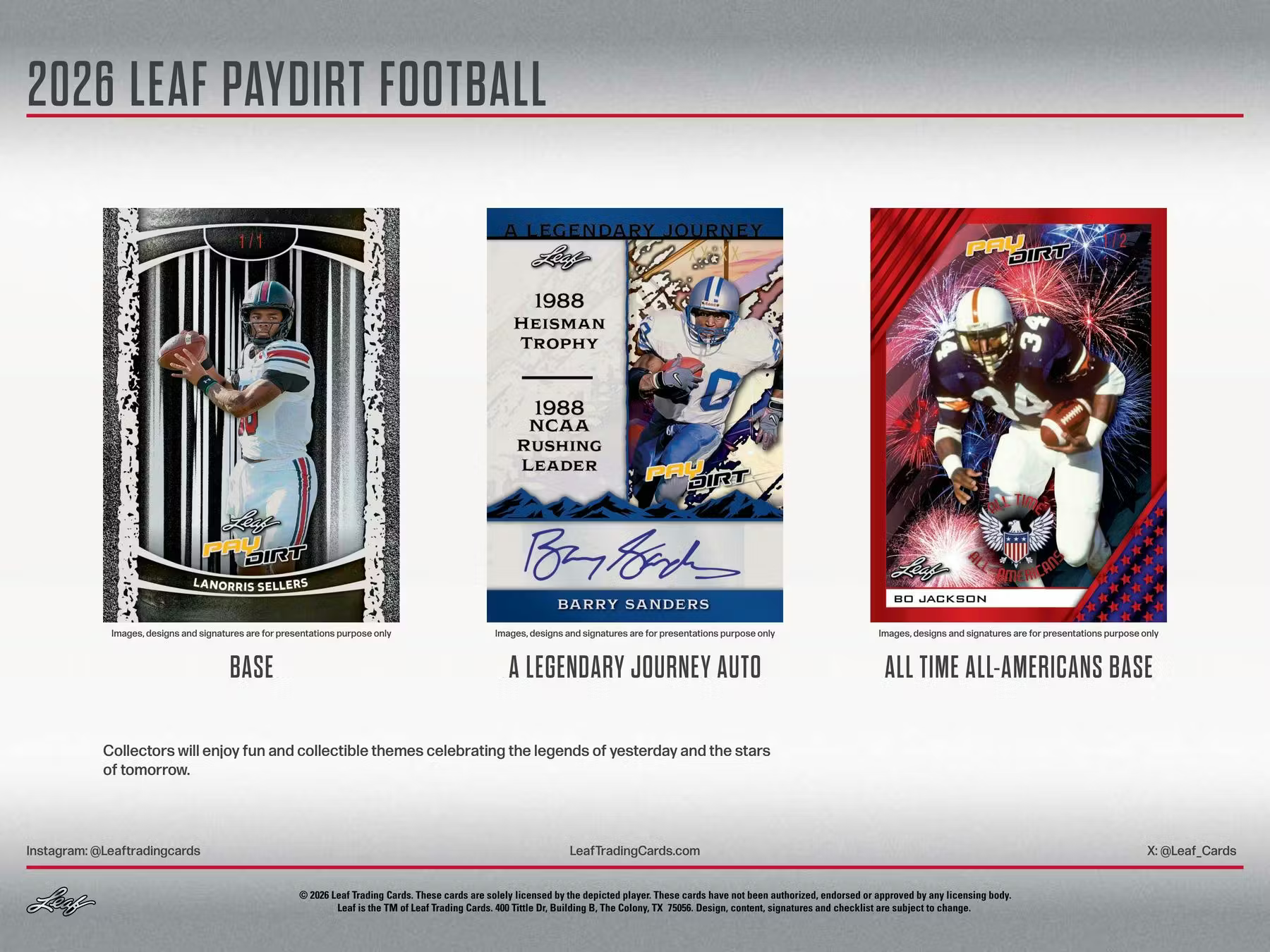 2026 Leaf Pay Dirt Hobby Trading Cards