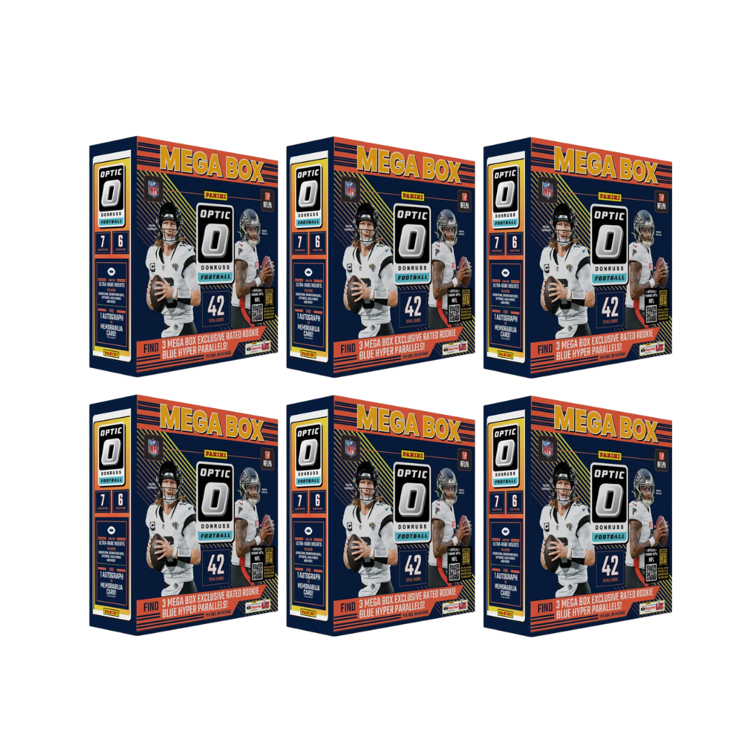 BREAK#300 SUNDAY 10/19/25 11:00 AM EST or RIP ON FILL 2024 Panini Donruss Optic Football Mega (x6) Pick Your Team (BSLT)