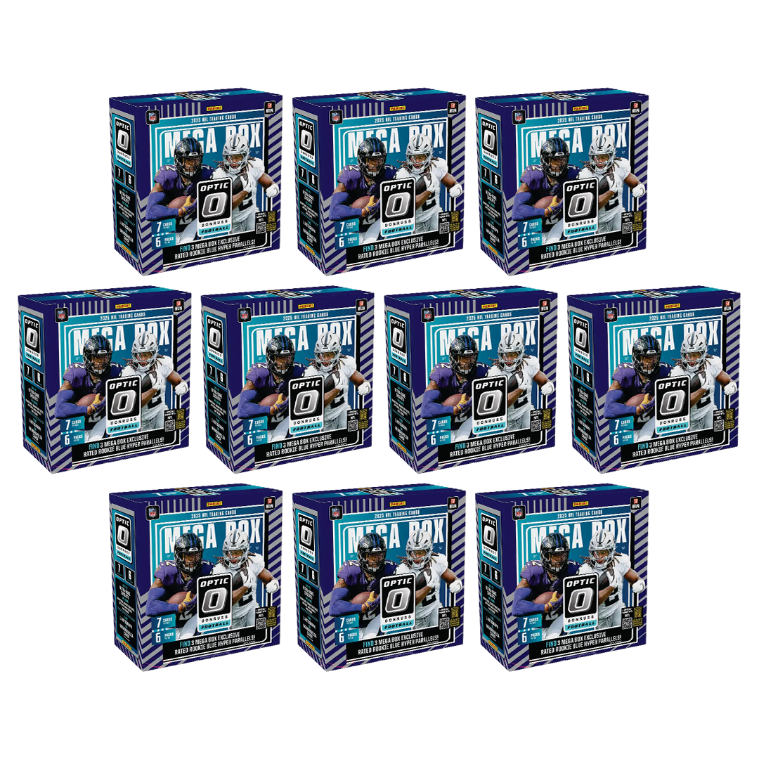 BREAK#285 SUNDAY  02/22/26 04:00 PM EST or RIP ON FILL 2025 Panini Donruss Optic Football Mega (x10) Pick Your Team (BS)