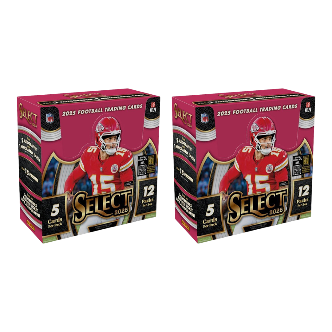 BREAK#283 SATURDAY  02/22/26 01:30 AM EST or RIP ON FILL 2025 Panini Select Football Hobby (x2) Pick Your Team (BP)