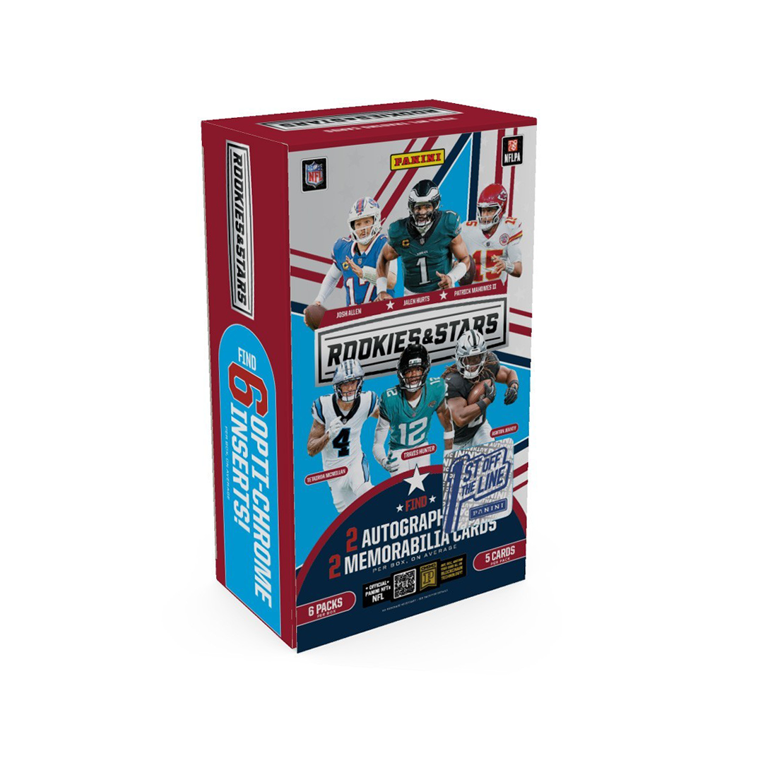 BREAK#307 TUESDAY 2025 Panini Rookies & Stars Football First Off The Line Hobby Pick Your Team (MD) RIP ON FILL