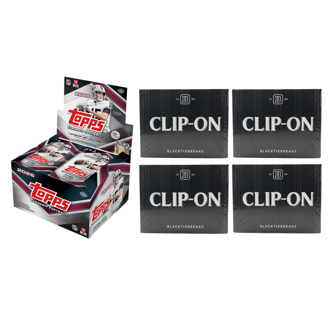 BREAK#305 2026 Topps Football Jumbo + BlackTie Multi-Sport Clip-On (x4) Team Break 10/17/26 12:00 PM EST