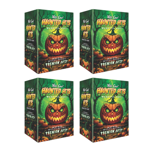 BREAK#276 FRIDAY 2025 Wild Card Haunted Hits – Multi-Sport Premium Auto Edition Hobby (x4) Pick Your Team (BPBS) RIP ON FILL