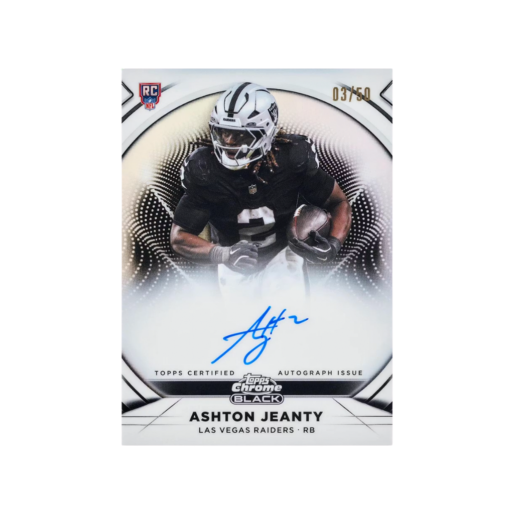 2025 Topps Chrome Black Football Hobby Box