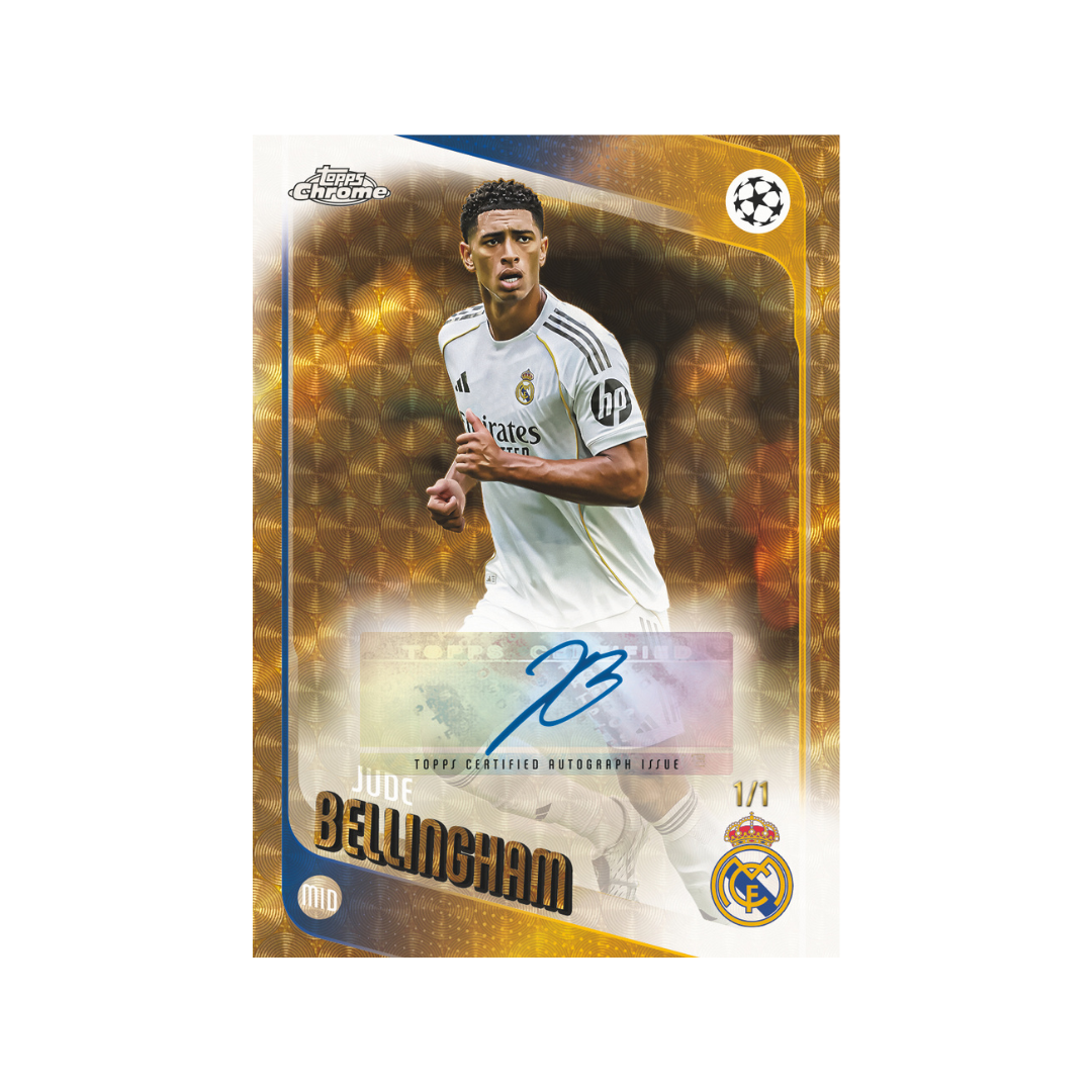 2025-26 Topps Chrome UEFA Champions League Jumbo Hobby Trading Cards