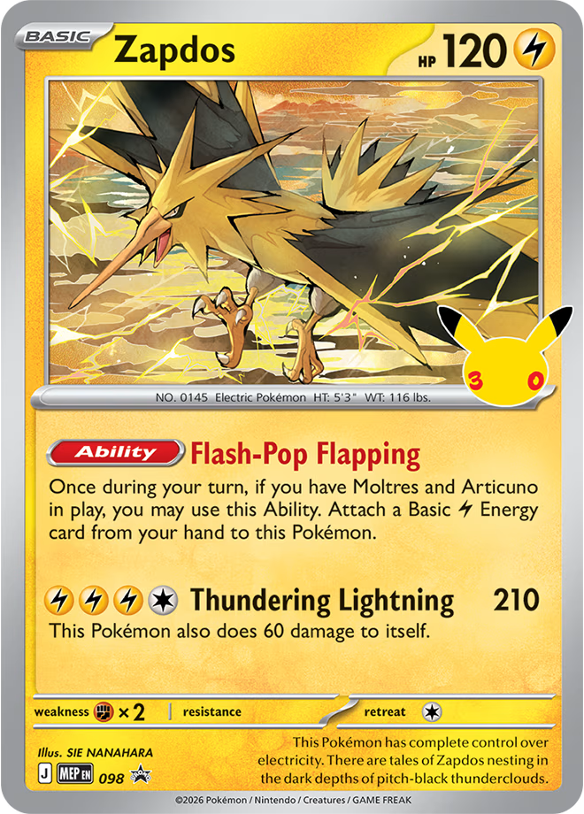 Pokémon 30th Anniversary Poster Collection Trading Card Game (TCG)