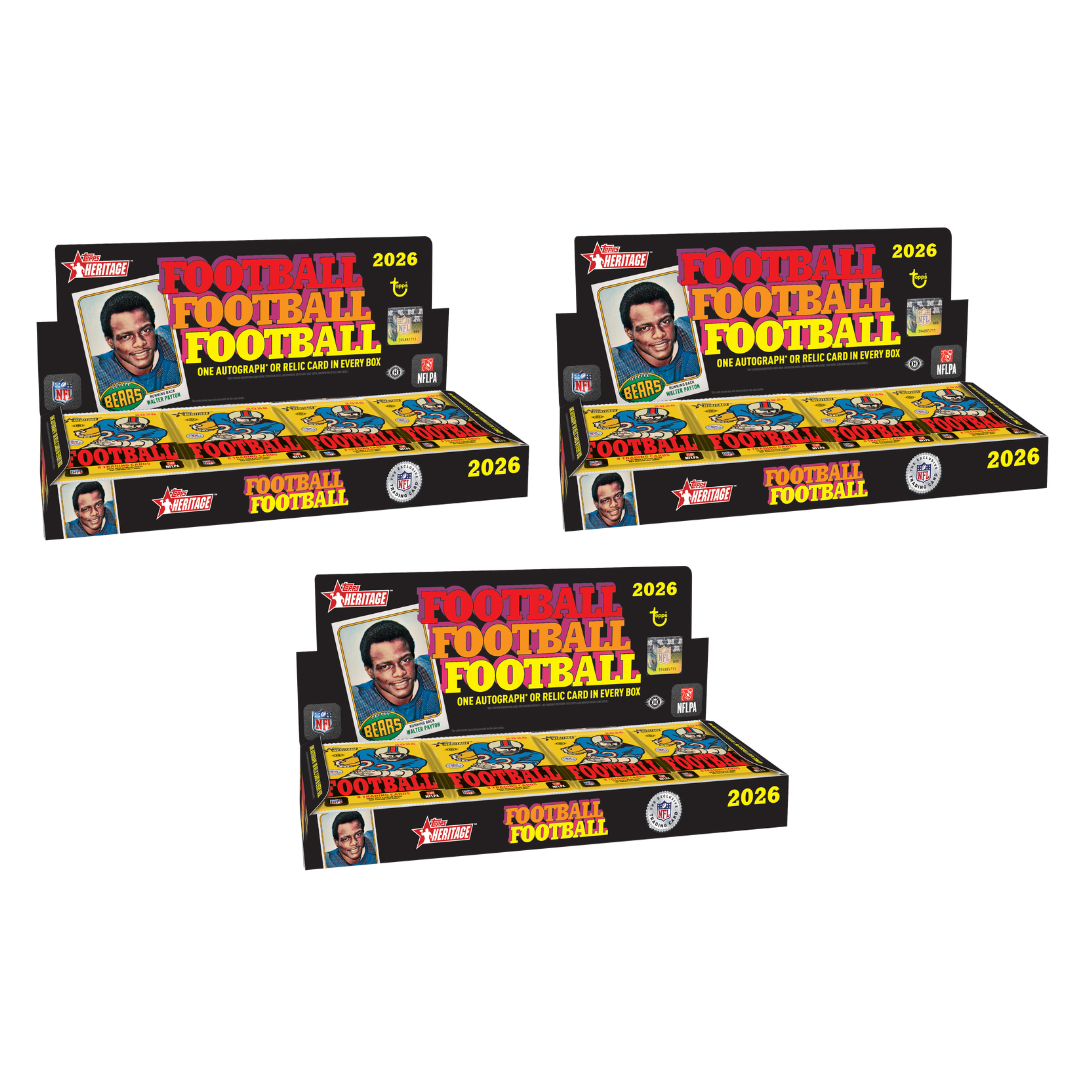 BREAK#323 2026 Topps Heritage Football Hobby (x3) Team Break 10/21/26 02:00 PM EST