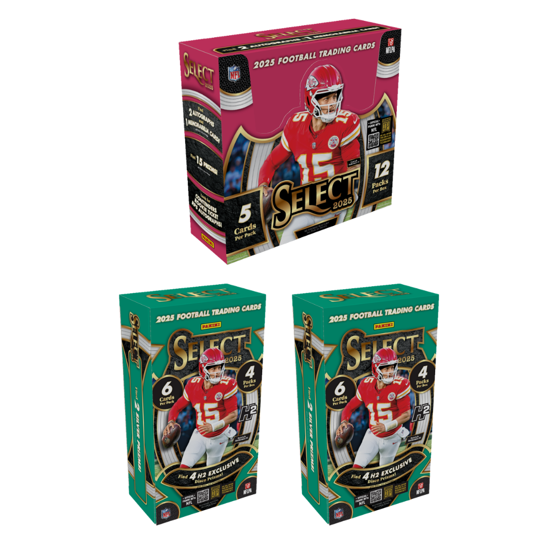 BREAK#332 SATURDAY  2025 Panini Select Football H2 Hobby (x2) + Panini Select Football Hobby Pick Your Team (MD) 02/28/26 07:30 PM EST or RIP ON FILL