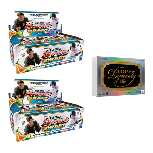 BREAK #MLB334 | PYT | 2023 BOWMAN DRAFT JUMBO (x2) + 2024 TOPPS DYNASTY BASEBALL