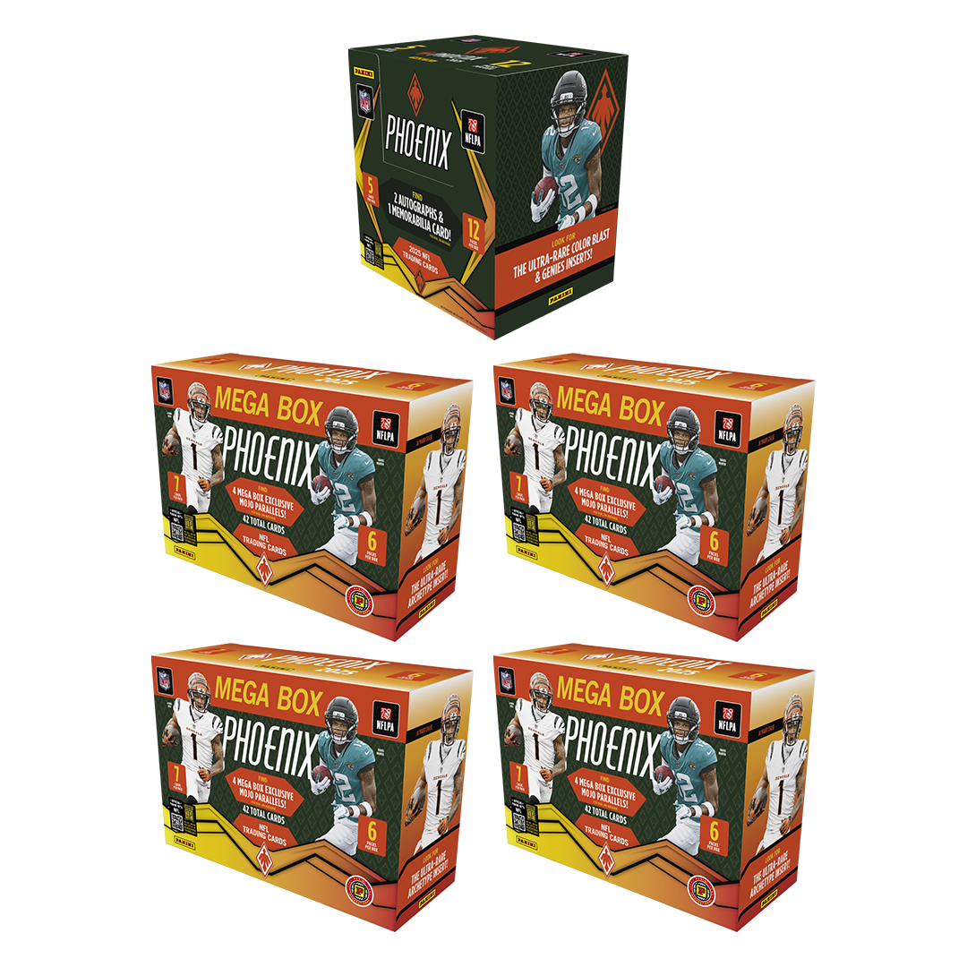 BREAK#348 TUESDAY  2025 Panini Phoenix Football International Mega (x4) + Panini Phoenix Football Hobby Pick Your Team (CT) 03/03/26 09:00 PM EST or RIP ON FILL