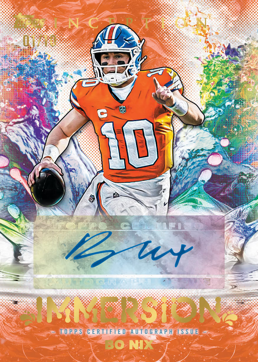 2026 Topps Inception Football Hobby Box
