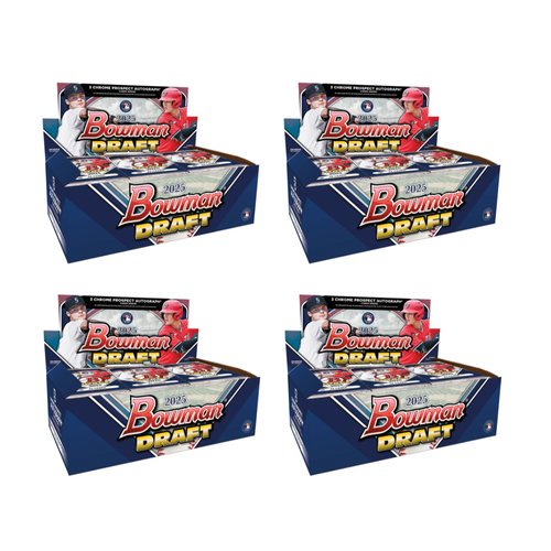 #MLB357 | PYT | 2025 BOWMAN DRAFT HOBBY JUMBO HALF CASE (4 Boxes) | NO BASE
