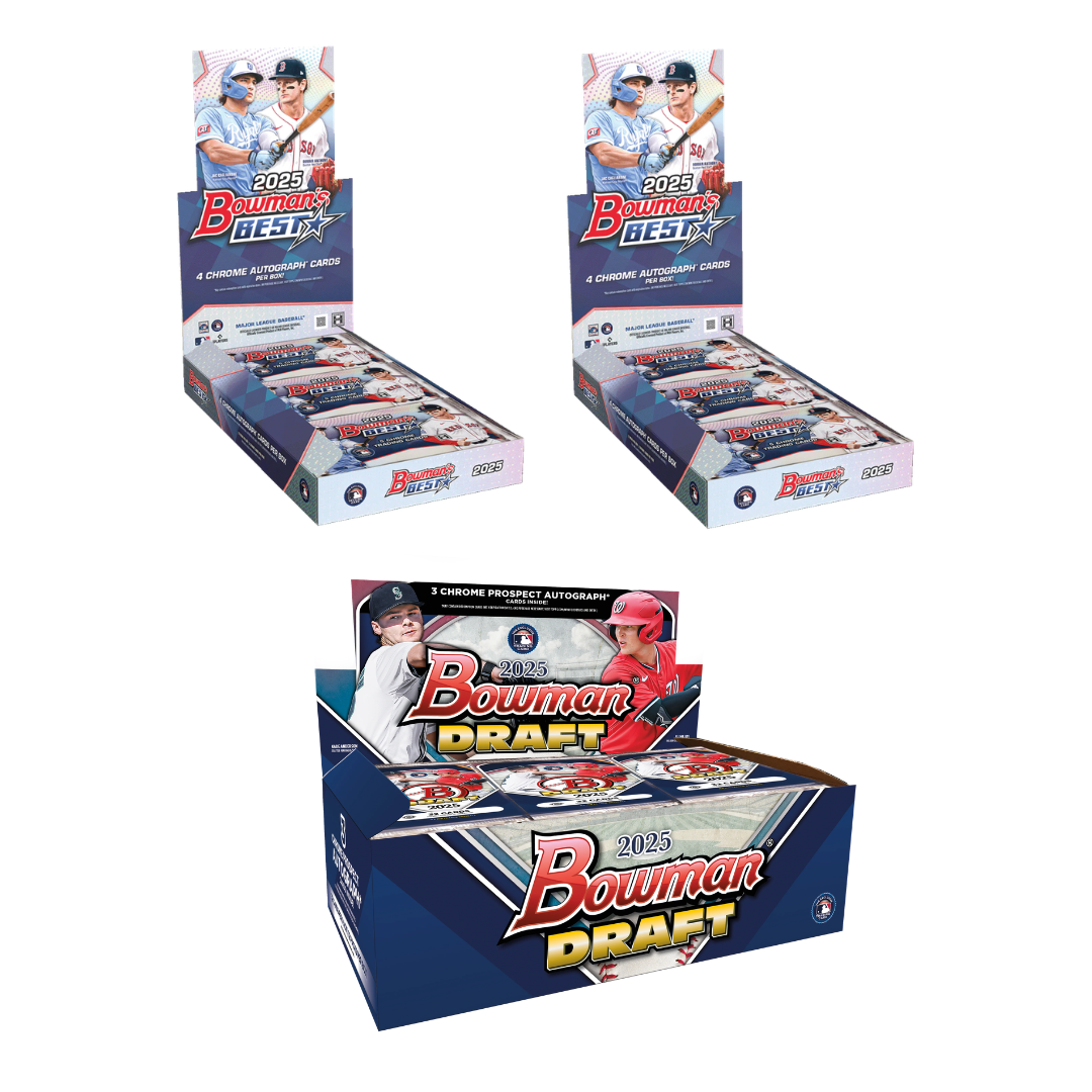 #MLB359 | PYT | 2025 BOWMAN DRAFT HOBBY JUMBO + BOWMAN'S BEST BASEBALL (x2)