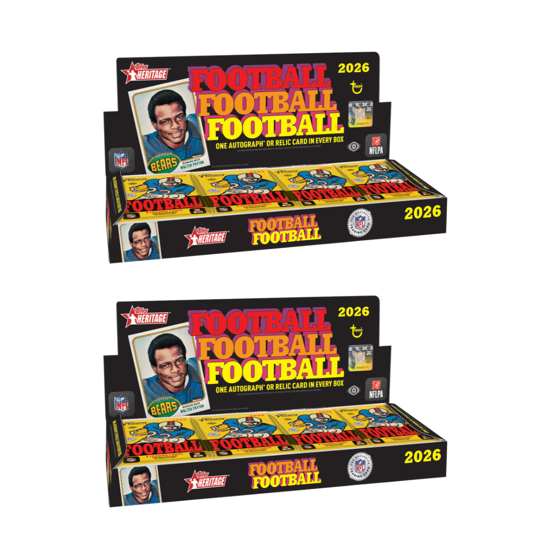 BREAK#367 2026 Topps Heritage Football Hobby (x2) Team Break 10/29/26 09:00 AM EST