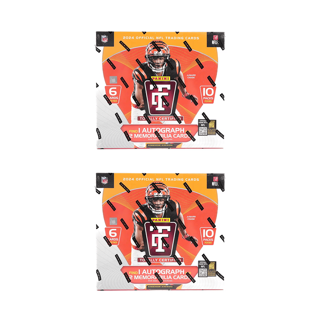 BREAK#173 MONDAY 2024 Panini Totally Certified Football Hobby (x2) Pick Your Team (CT) RIP ON FILL