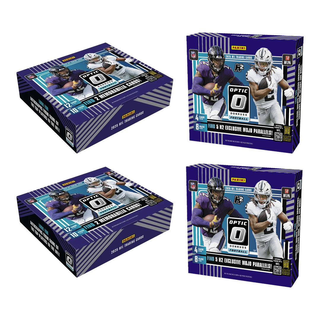 BREAK#387 MONDAY  2025 Panini Donruss Optic Football H2 Hybrid Hobby (x2) + Panini Donruss Optic Football Preferred Hobby (x2) Pick Your Team (BP) 03/09/26 09:00 PM EST or RIP ON FILL