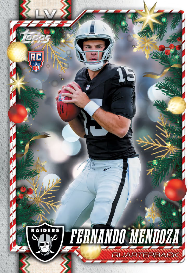 2026 Topps Holiday Football Mega Box