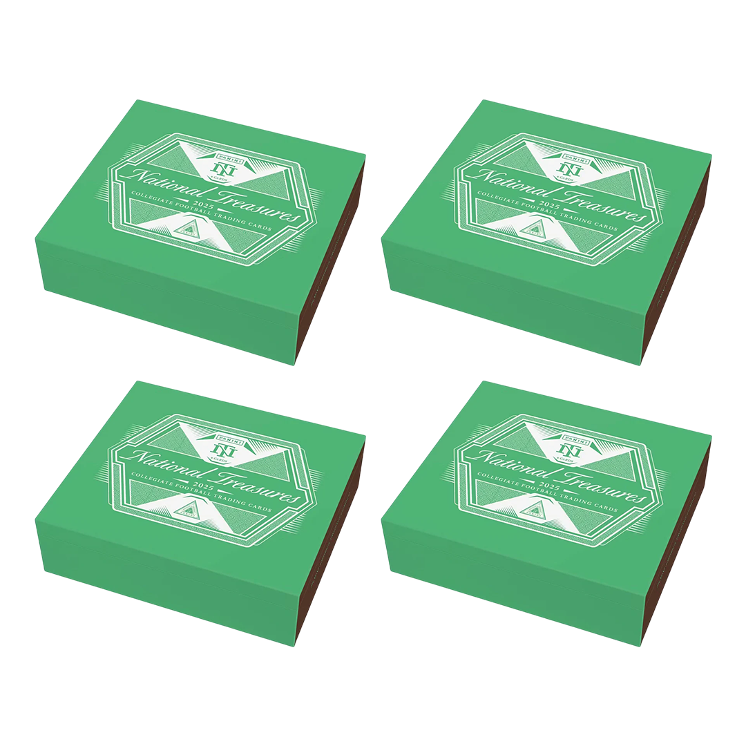 BREAK#457 WEDNESDAY 12/24/25 07:30 PM EST or RIP ON FILL 2025 Panini National Treasures Collegiate Football Hobby Case (4 Box) Pick Your Team (BPFO)