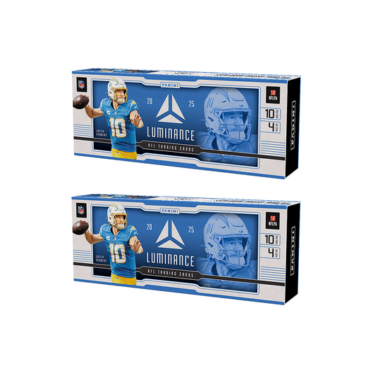 BREAK#038 TUESDAY 2025 Panini Luminance Football Hobby (x2) Pick Your Team (AC) RIP ON FILL