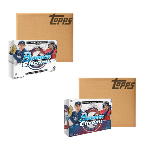 #MLB576 | PYT | 2025 BOWMAN CHROME HOBBY CASE + BOWMAN CHROME BREAKERS DELIGHT CASE