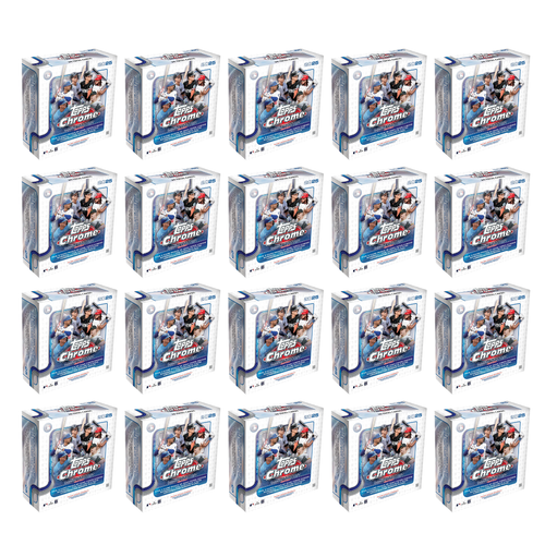 #MLB527 | PYT | 2025 TOPPS CHROME BASEBALL LOGOFRACTOR EDITION FULL CASE (20 Boxes)