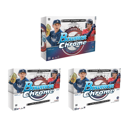 #MLB543 | SATURDAY | 4:00 PM EST OR ON FILL | PYT | 2025 BOWMAN CHROME BREAKERS DELIGHT + 2025 BOWMAN CHROME HOBBY (x2)
