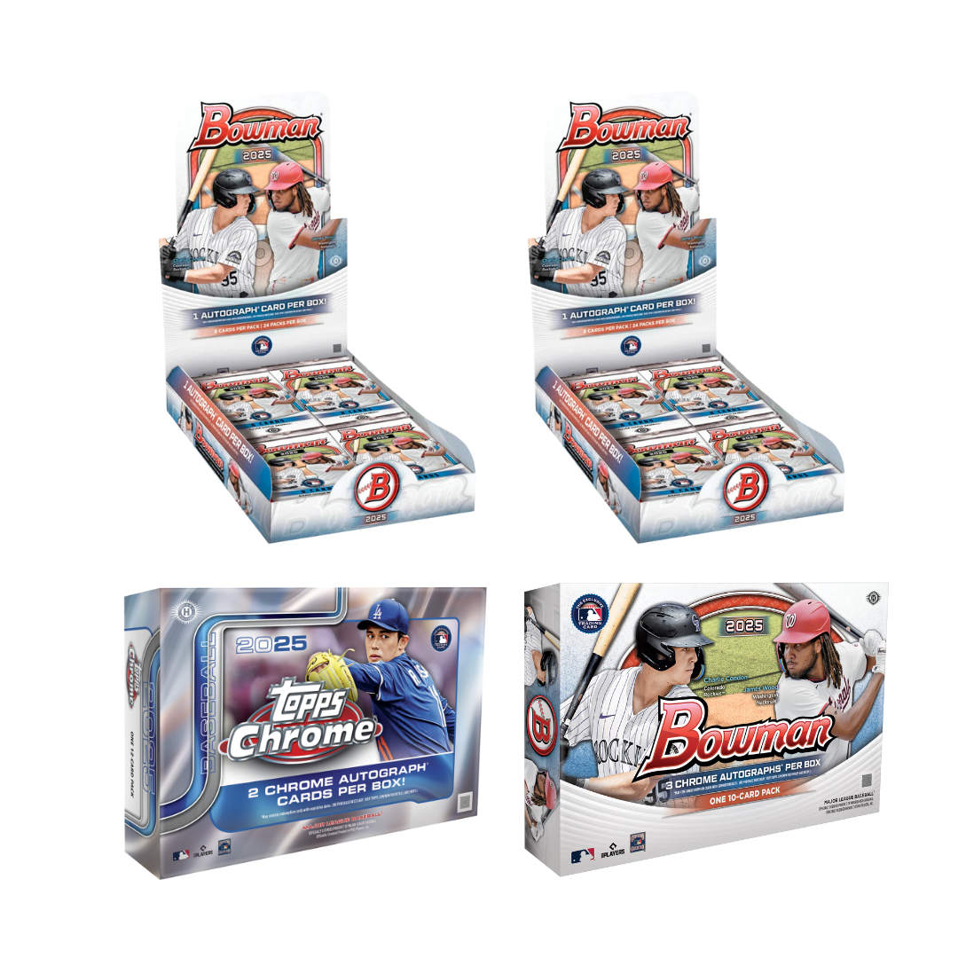 #MLB579 | PYT | 2025 BOWMAN BASEBALL BREAKERS DELIGHT + TOPPS CHROME BREAKERS DELIGHT + 2025 BOWMAN HOBBY (x2)