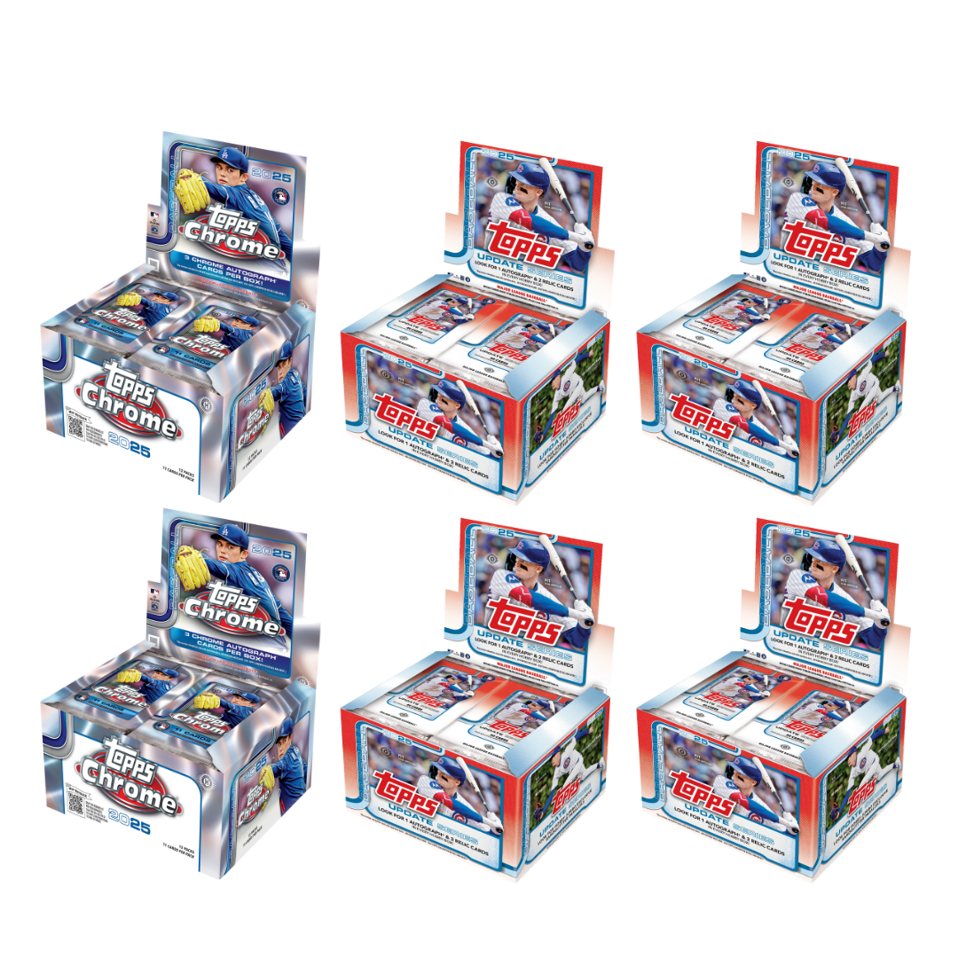#MLB590 | PYT | 2025 TOPPS UPDATE BASEBALL JUMBO (x4) + 2025 TOPPS CHROME BASEBALL JUMBO (x2)