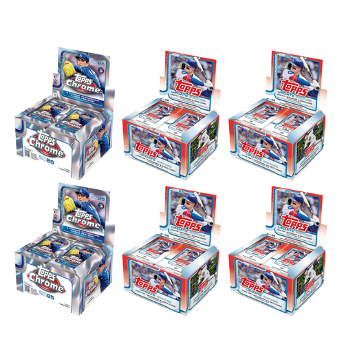 #MLB590 | PYT | 2025 TOPPS UPDATE BASEBALL JUMBO (x4) + 2025 TOPPS CHROME BASEBALL JUMBO (x2)