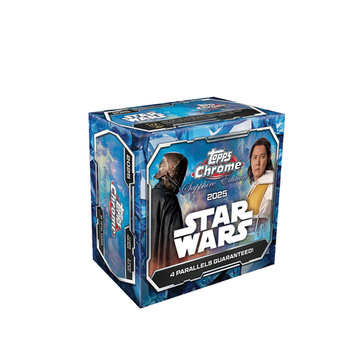 BREAK#168 SUNDAY 2025 Topps Chrome Star Wars Sapphire Edition Hobby Pick Your Team (MD) RIP ON FILL