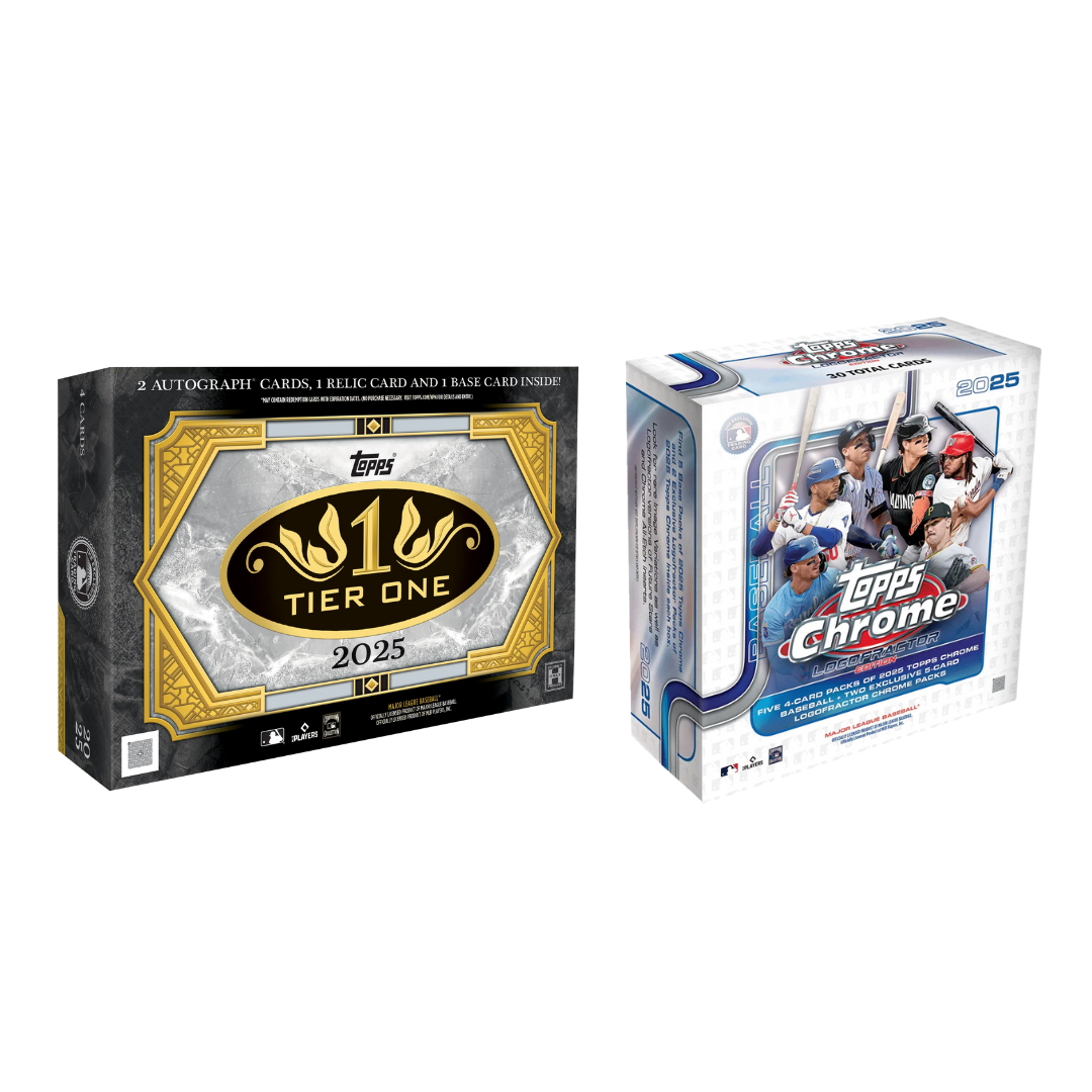 BREAK#778 FRIDAY 2025 Topps Tier One Baseball Hobby + 2025 Topps Chrome Logofractor Hobby Pick Your Team (BPLW) RIP ON FILL
