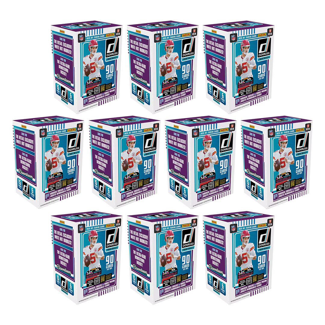 BREAK#624 WEDNESDAY 2025 Panini Donruss Football Blaster Half Case (10 Box) Pick Your Team (BSLW) RIP ON FILL