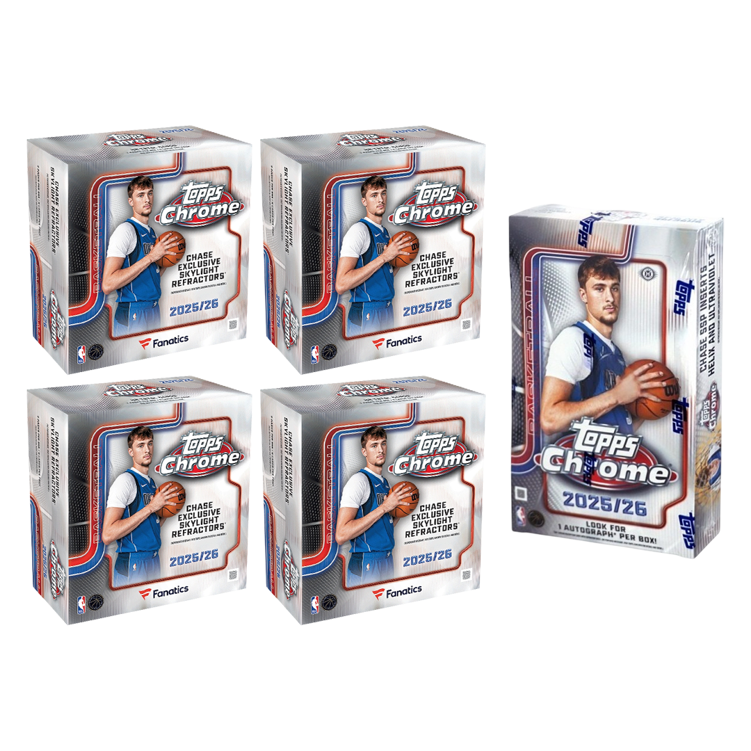 BREAK#661 WEDNESDAY 2025-26 Topps Chrome Basketball Hobby + Topps Chrome Basketball Fanatics Edition Mega (x4) Pick Your Team (CT) RIP ON FILL