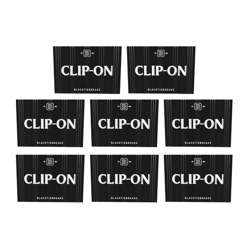 BREAK#234 WEDNESDAY BlackTie Football Clip-On (x8) Pick Your Team (SMFO) RIP ON FILL