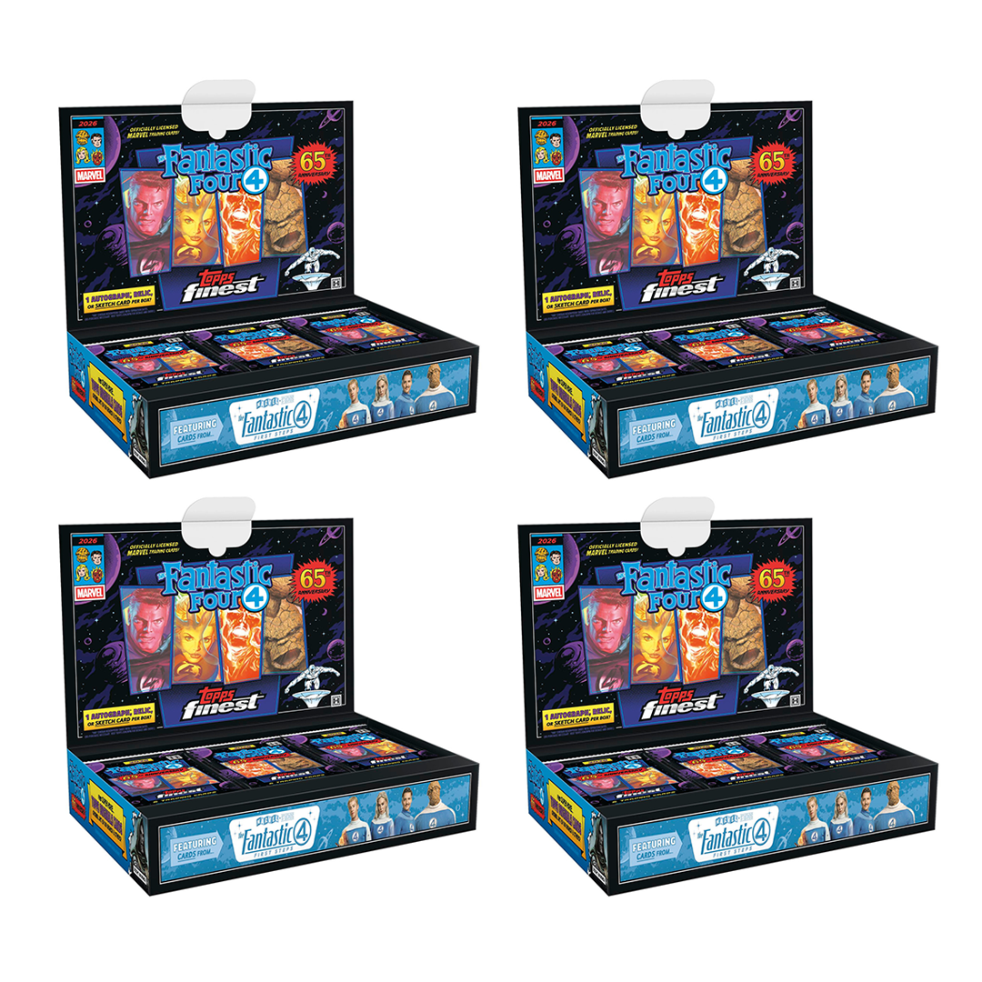 BANGER#666 WEDNESDAY 2026 Topps Finest Fantastic Four Half Case (4 Box) Pick Your Character (LT) 04/15/26 04:00 PM EST or RIP ON FILL