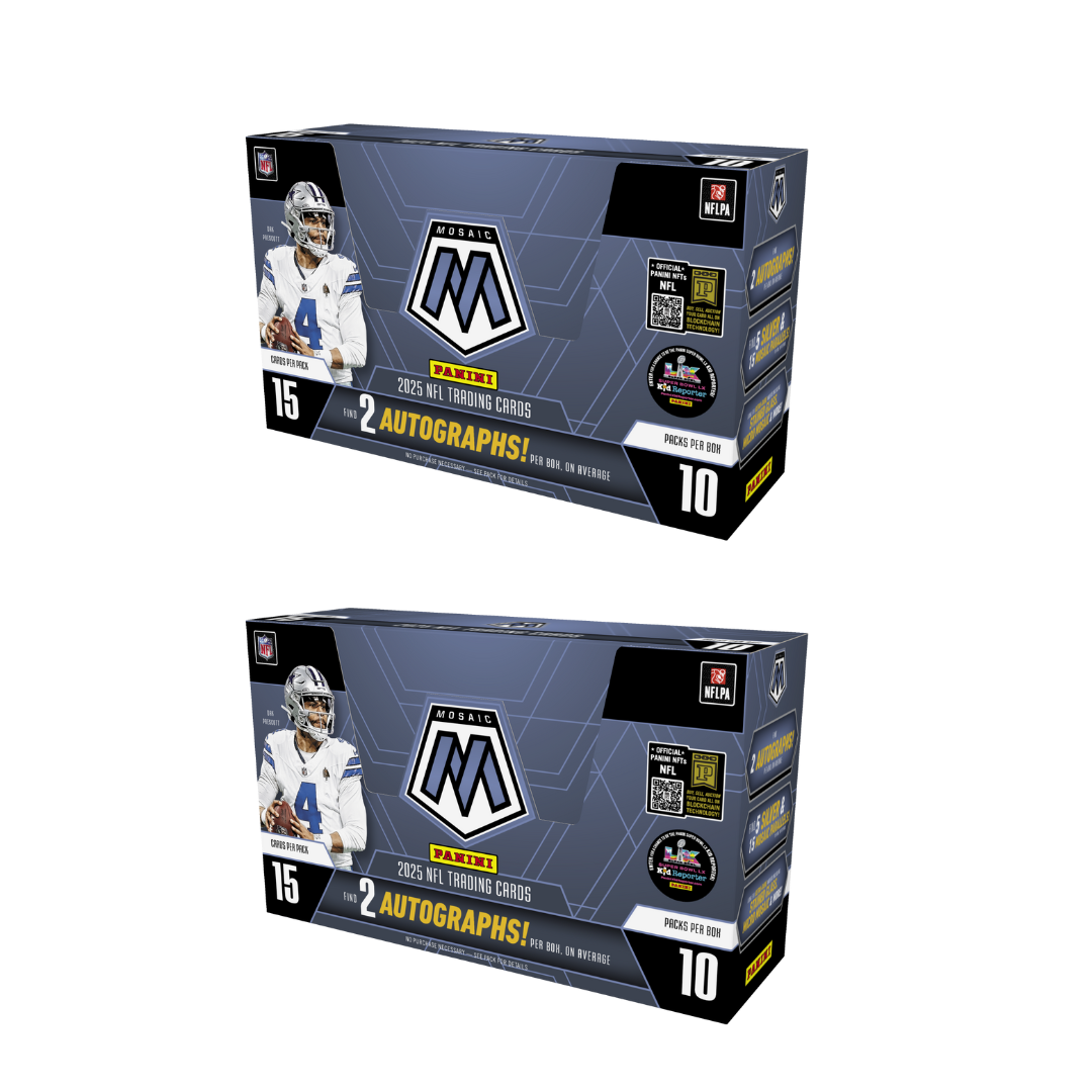 BREAK#800 FRIDAY 11/14/25 05:00 PM EST or RIP ON FILL 2025 Panini Mosaic Football Hobby (x2) Pick Your Team (SMLT)