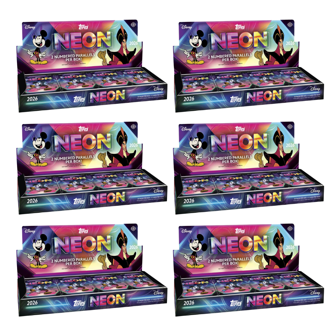 BANGER#675 FRIDAY 2026 Topps Chrome Disney Neon Hobby Half Case (6 Box) Pick Your Character (SM) 04/17/26 08:00 PM EST or RIP ON FILL
