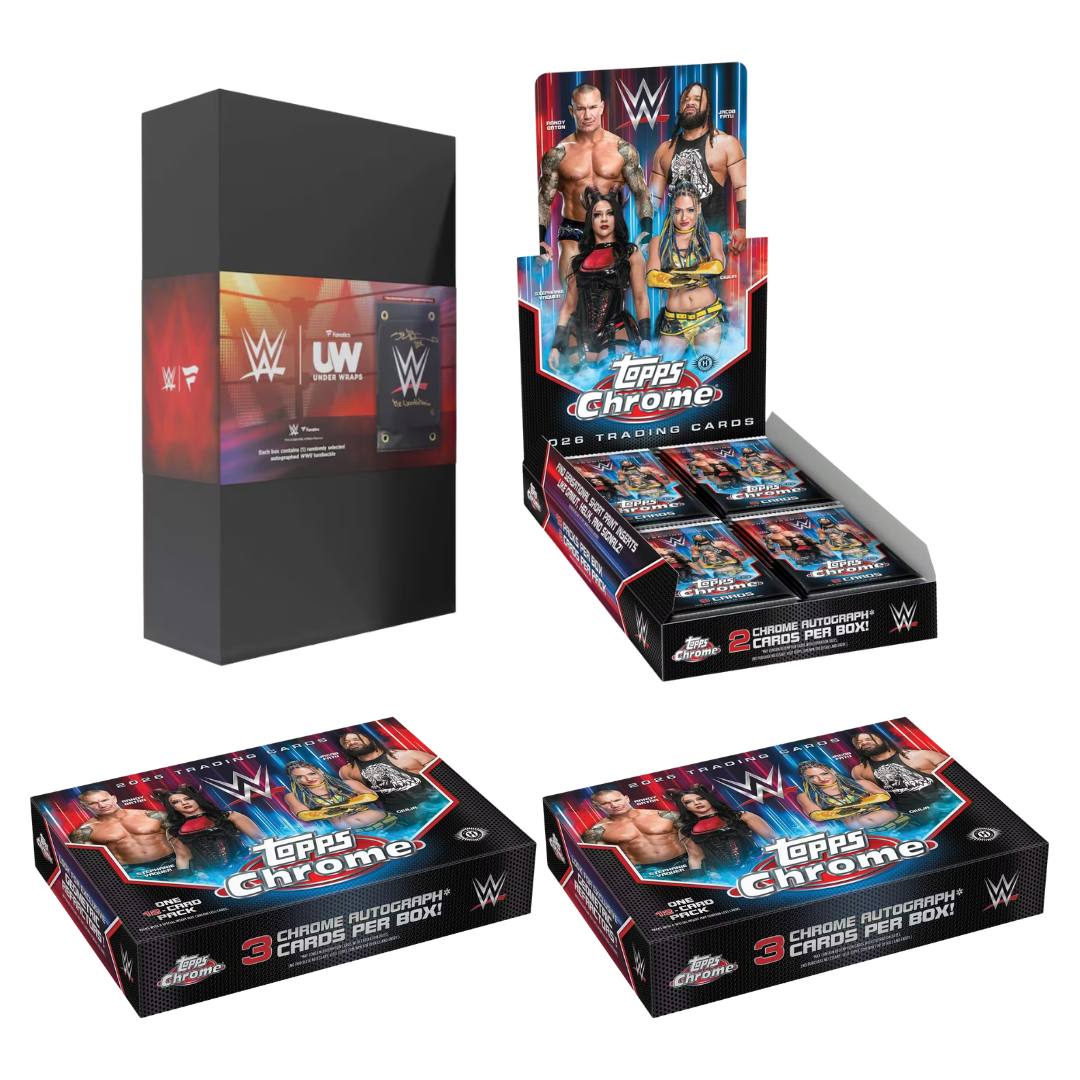 BANGER#664 MONDAY 2026 Topps Chrome WWE Breaker's Delight (x2) + Topps Chrome WWE Hobby + 2026 Under Wraps Signed Turnbuckle Pick Your Team (CT) 04/14/26 12:30 AM EST or RIP ON FILL