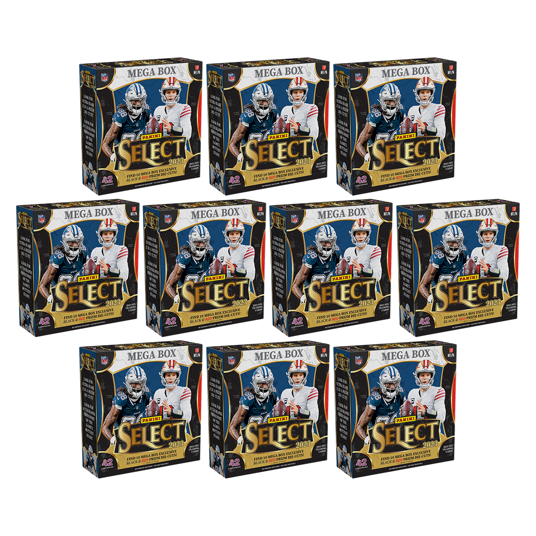 BREAK#706 TUESDAY 01:00 AM EST 2023 Panini Select Football Mega (x10) Pick Your Team (PYT) Sports Trading Card Break (AM)