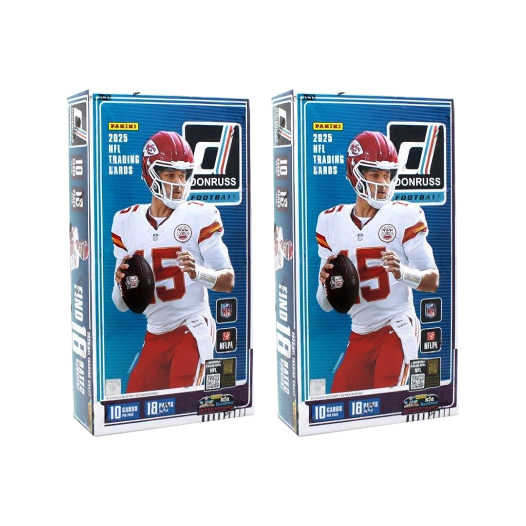 BREAK#813 SATURDAY 11/15/25 05:00 PM EST or RIP ON FILL 2025 Panini Donruss Football Hobby (x2) Pick Your Team (MDFO)