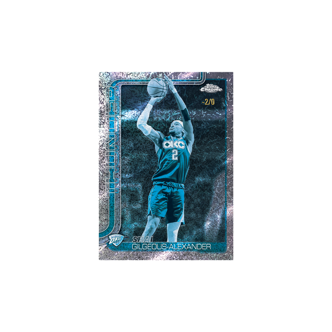 2025-26 Topps Chrome Update Basketball Blaster Box