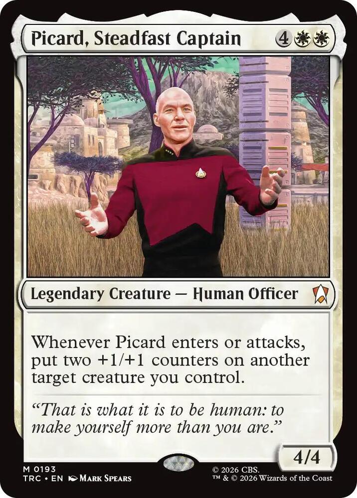 Magic: The Gathering Star Trek Commander Deck Display - Federation Fleet