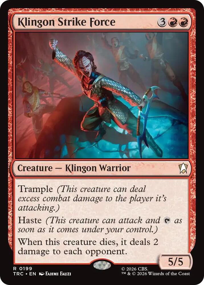 Magic: The Gathering Star Trek Commander Deck Display - Klingon Fury