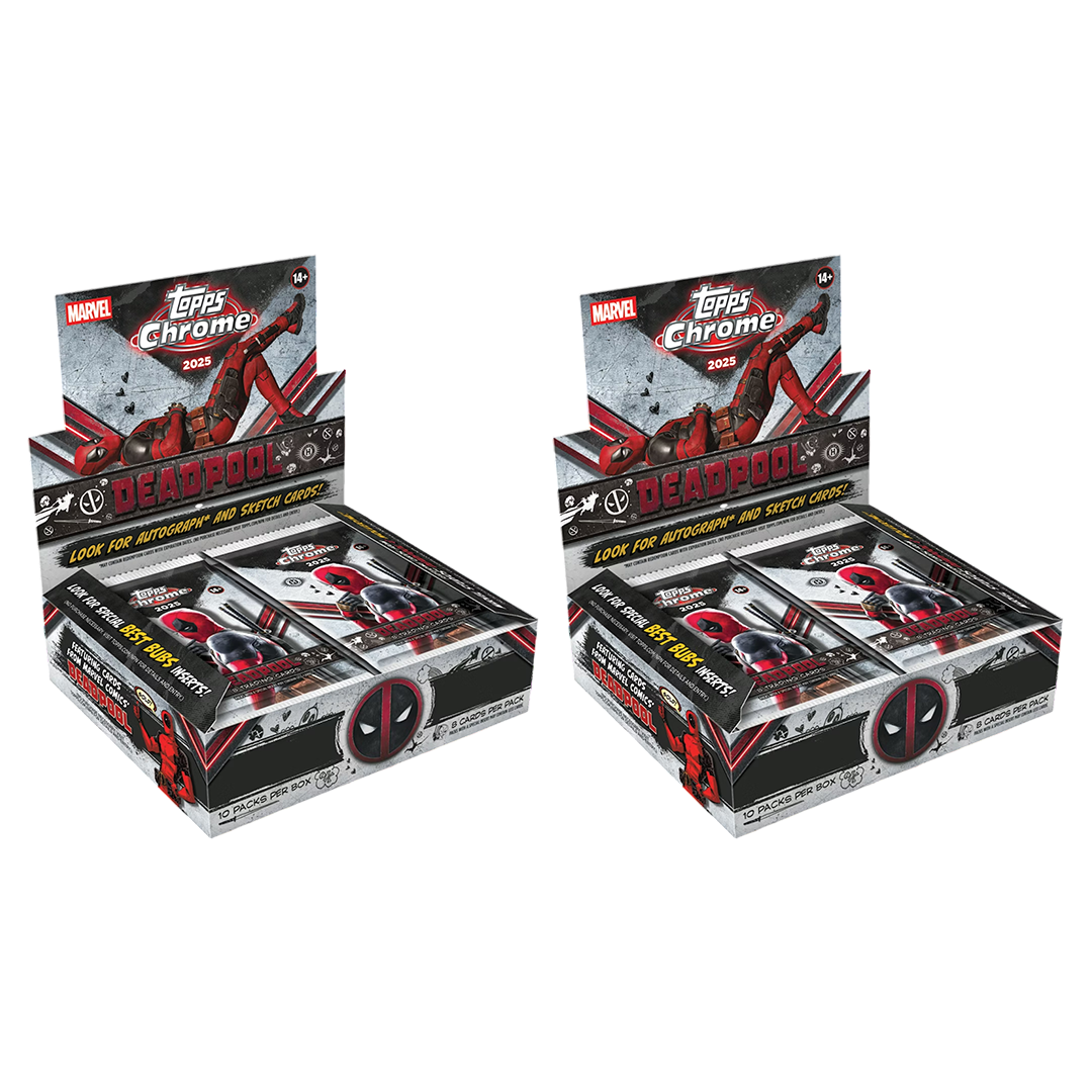BREAK#717 TUESDAY 2025 Topps Chrome Deadpool Hobby (x2) Pick Your Team (LT) 04/14/26 10:30 PM EST or RIP ON FILL