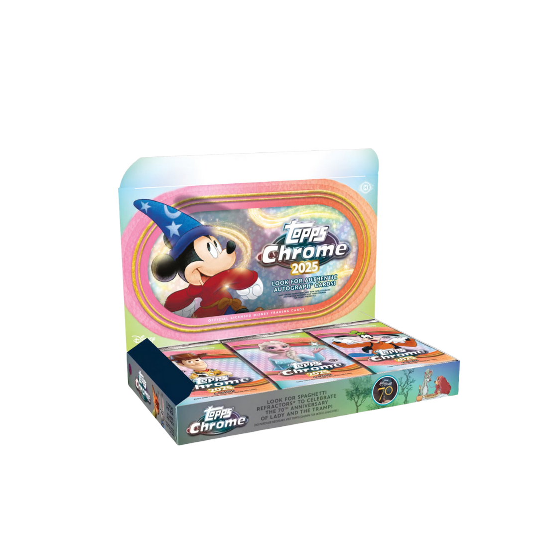 BREAK#773 FRIDAY 2025 Topps Chrome Disney Hobby Pick Your Character (JRLW) RIP ON FILL