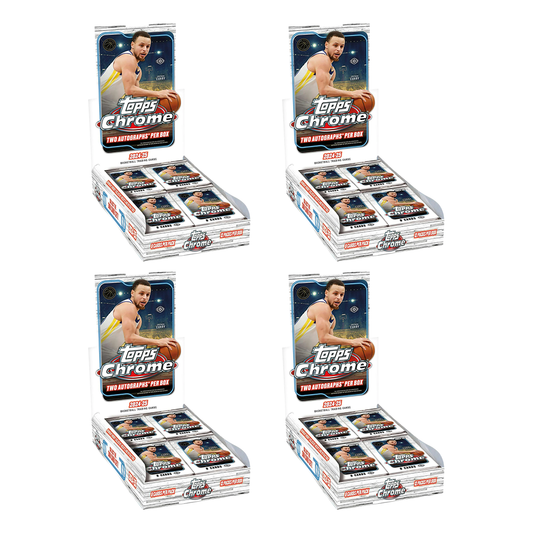 BREAK#826 SATURDAY 2024-25 Topps Chrome Basketball Hobby (x4) Pick Your Team (AC) 06/22/25 02:00 AM EST or RIP ON FILL
