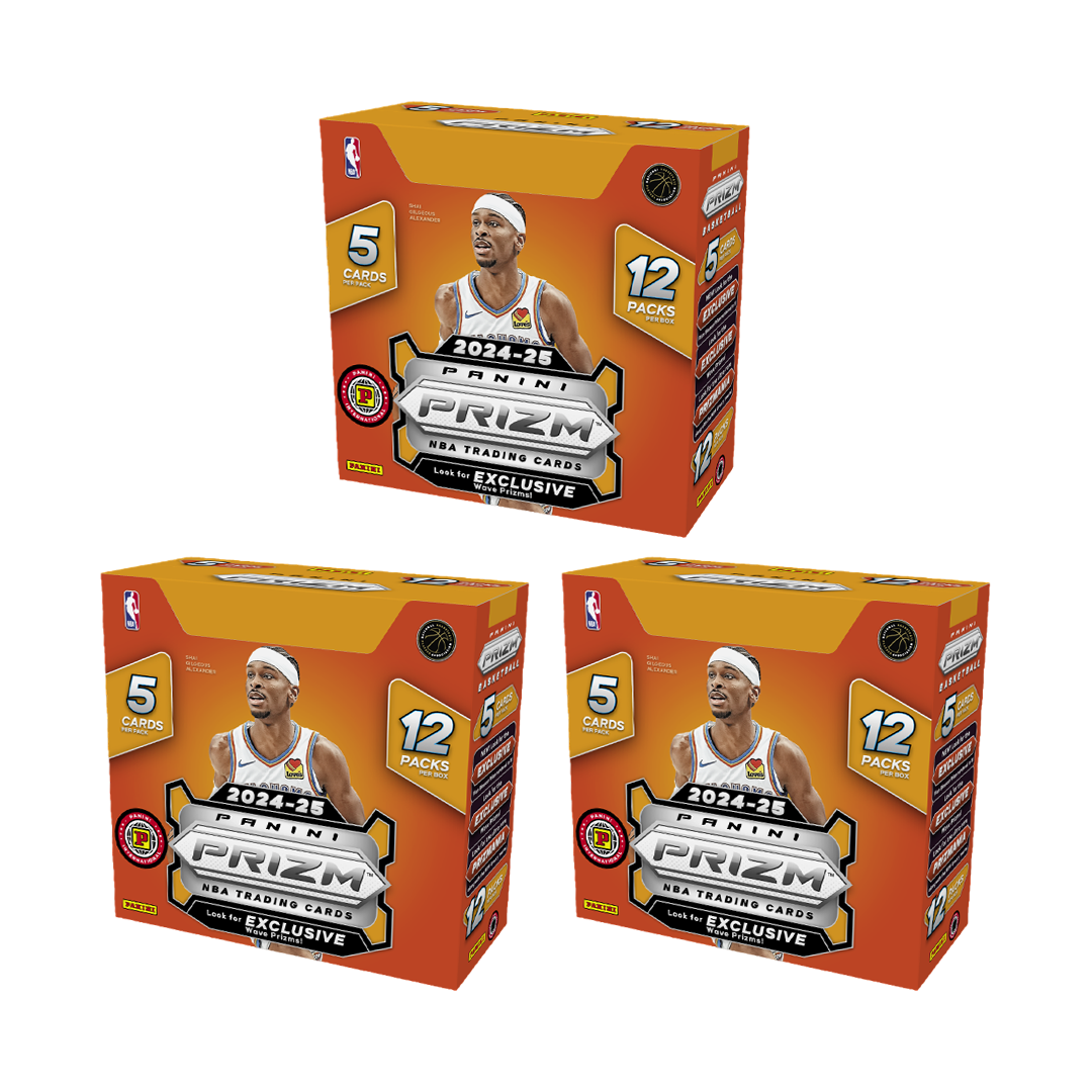 BREAK#867 WEDNESDAY 11/19/25 03:30 PM EST or RIP ON FILL 2024-25 Panini Prizm Basketball International Hobby (x3) Pick Your Team (BSCT)
