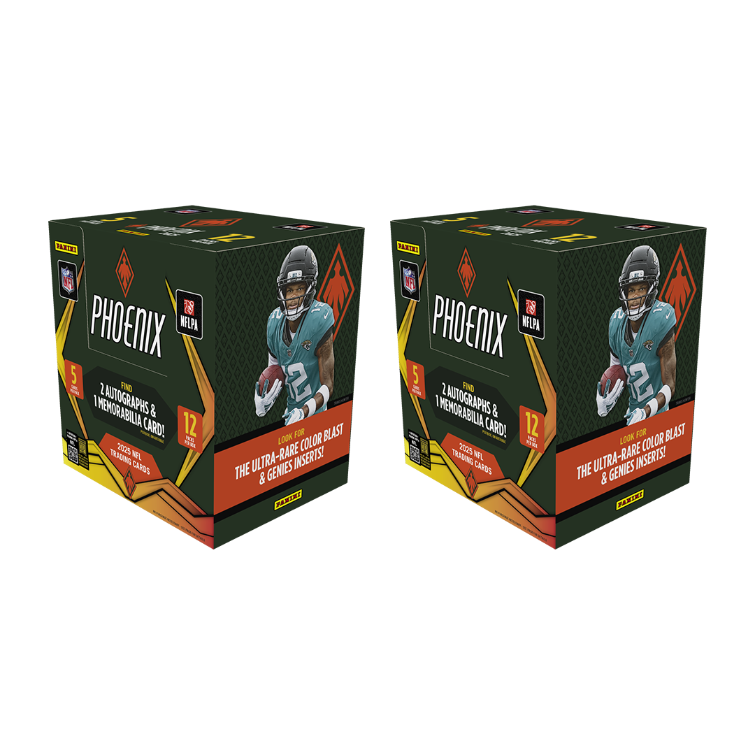 BREAK#771 **NEW RELEASE** WEDNESDAY 2025 Panini Phoenix Football Hobby (x2) Pick Your Team (BSFO) RIP ON FILL