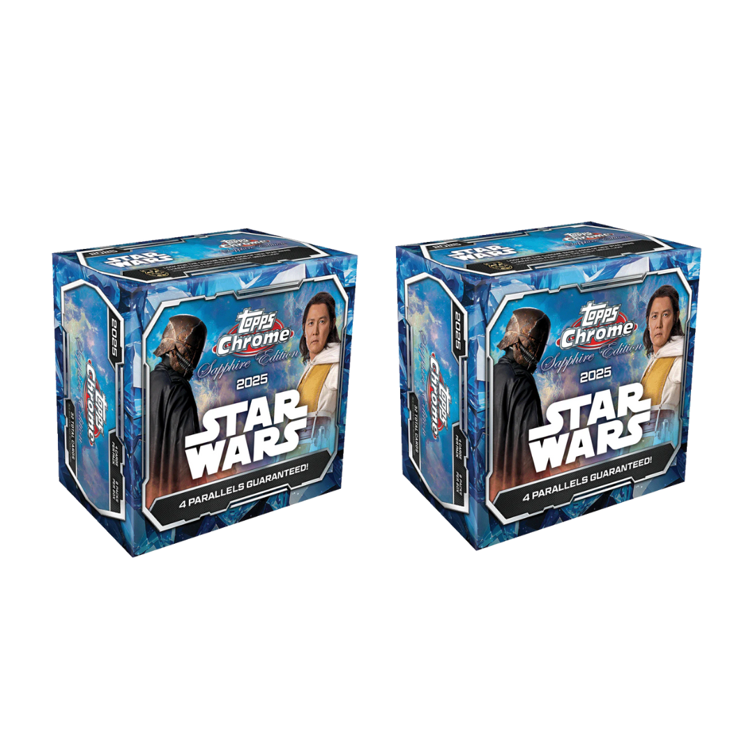 BREAK#772 **NEW RELEASE** FRIDAY 2025 Topps Chrome Star Wars Sapphire Edition Hobby (x2) Pick Your Character (JRLW) RIP ON FILL